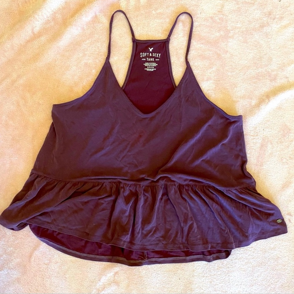 American Eagle Outfitters Deep Purple Camisole